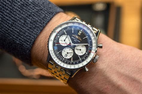 breitling 41mm vs 46mm|breitling chronograph 41 price.